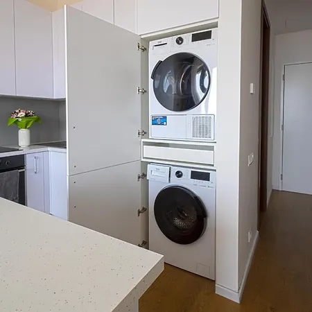 Skau Sky Park White By Zaha Hadid 3 Tower 27 Floor Panoramic View Free Parking Apartamento Bratislava