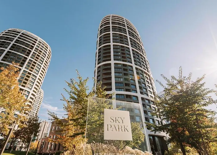 Skau Sky Park White By Zaha Hadid 3 Tower 27 Floor Panoramic View Free Parking Bratislava