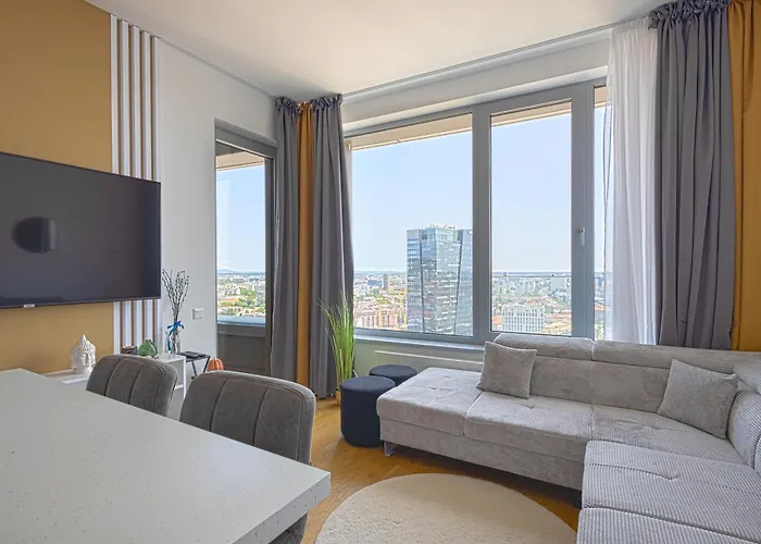 Lejlighed Skau Sky Park White By Zaha Hadid 3 Tower 27 Floor Panoramic View Free Parking *