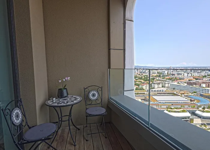 Skau Sky Park White By Zaha Hadid 3 Tower 27 Floor Panoramic View Free Parking Apartamento Bratislava